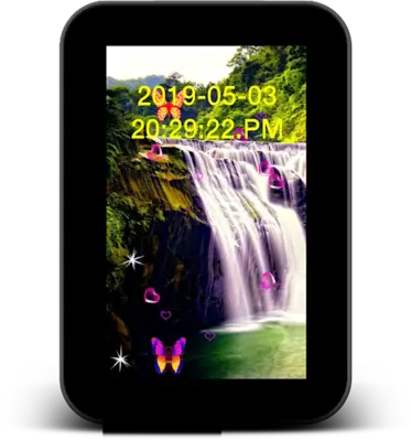 3D Waterfall Live Wallpaper android App screenshot 0