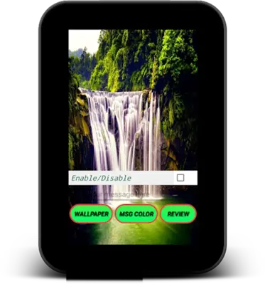 3D Waterfall Live Wallpaper android App screenshot 1