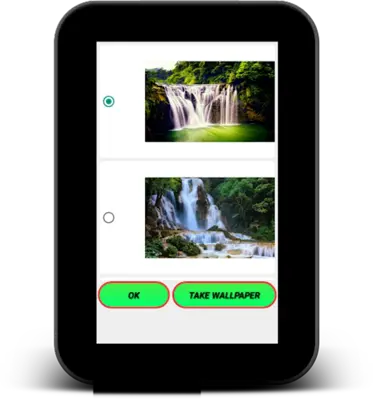 3D Waterfall Live Wallpaper android App screenshot 3