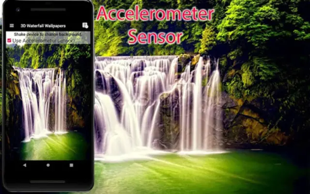 3D Waterfall Live Wallpaper android App screenshot 6